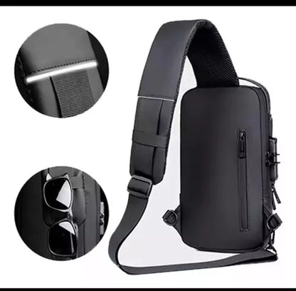 Bolso De Seguridad Morral Anti Robo Puerto Usb Impermeable